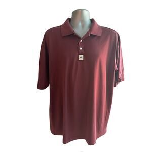 Red Jacket Colonial Golf Shirt Maroon XL